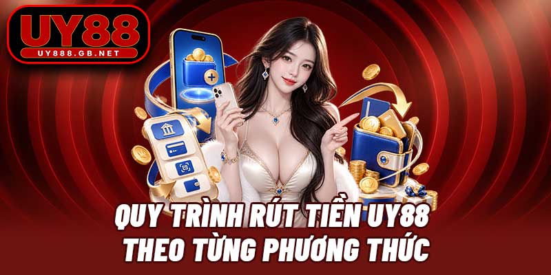 Quy trình rút tiền UY88 theo từng phương thức
